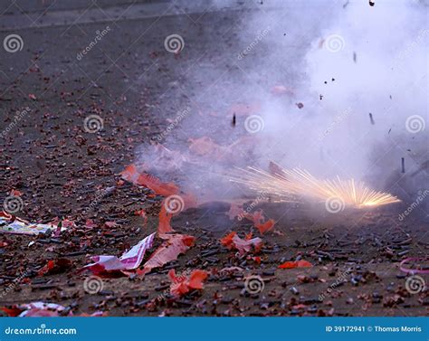 Firecracker Exploding Stock Image Image Of Francisco 39172941