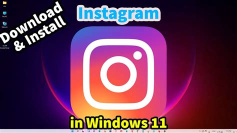 How To Download And Install Instagram In Windows 11 Laptop Or Pc Youtube