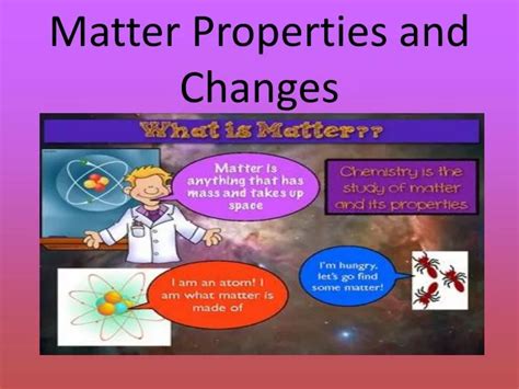 Properties Of Matter Diagram
