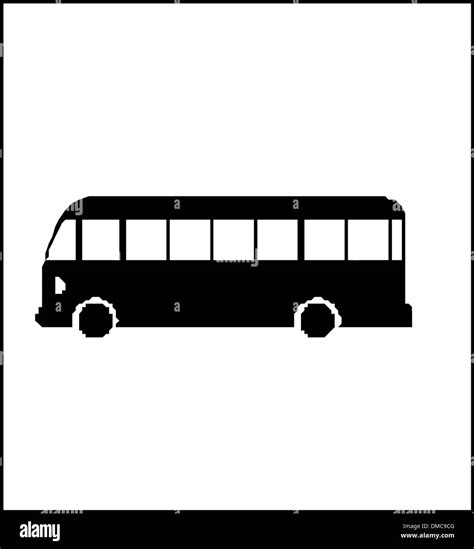 Vector City Bus Silhouette Stock Vector Image And Art Alamy