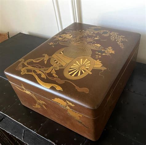 Japanese Lacquer Ryoshibako Document Box Meiji Period For Sale At 1stdibs