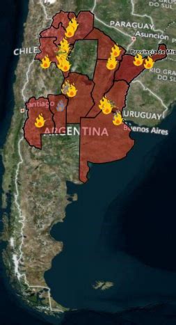 Reporte Oficial Por Los Incendios En Argentina Se Registran Incendios