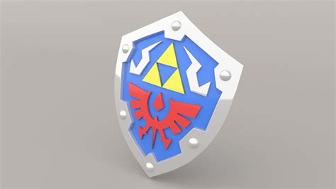 Hylian Shield Legend Of Zelda 3d Print Model Cgtrader