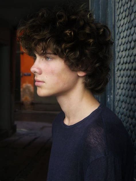 Brown Hair And Light Blue Eyes Character Inspiration Brown Hair Men Brown Curly Hair Curly