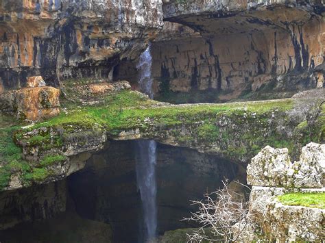 Travel Trip Journey Baatara Gorge Waterfall Lebanon