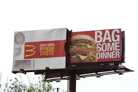 Mcdonalds Bag Some Dinner Billboard Ad ‎design ‎ad ‎billboard ‎