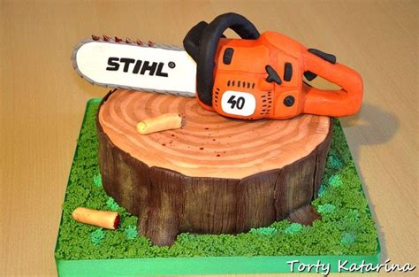 Chainsaw For Lumberjack Lumberjack Cake Birthday Cakes For Men Boy
