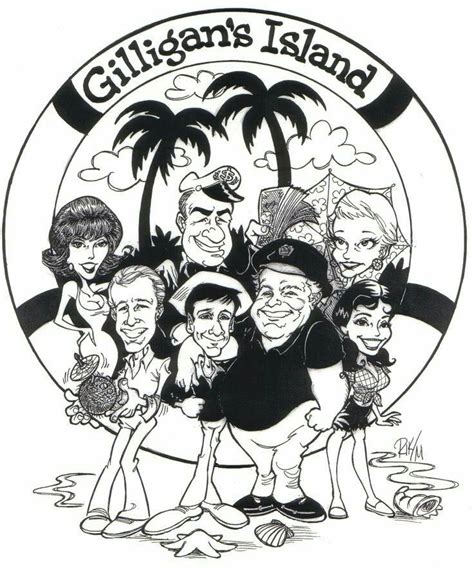 Pin By Jthammond On Gilligans Island Caricature Giligans Island