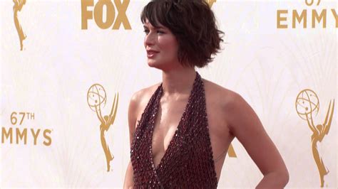 Lena Headey Arrivals Emmys 2015 Screenslam Youtube