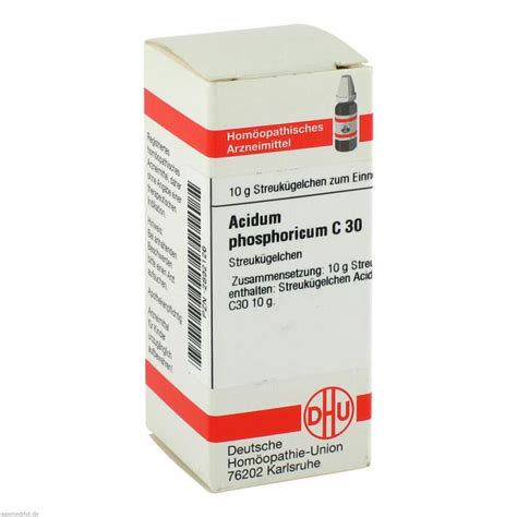ACIDUM PHOSPHORICUM C 30 Globuli (10 g) Preisvergleich, PZN 2892126