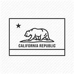 State California Flag Icon Usa Symbol America