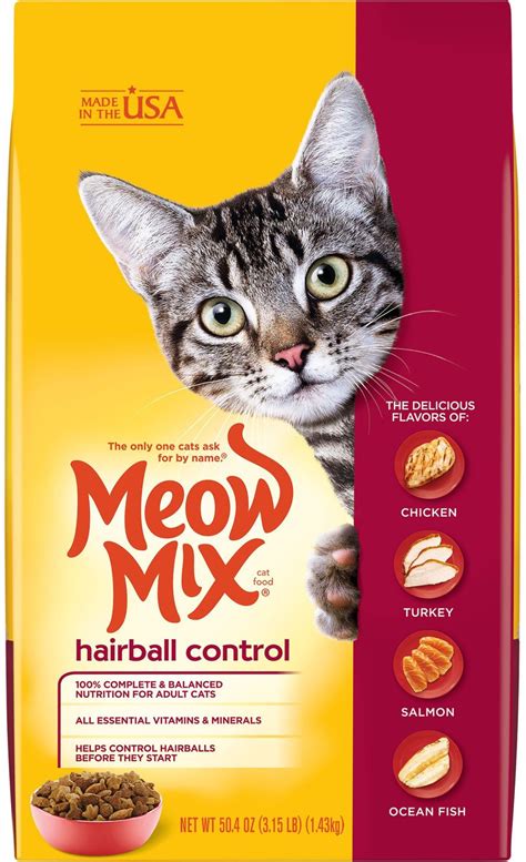 Meow Mix Hairball Control Dry Cat Food 315 Lb Bag