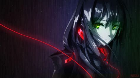 Anime Girl Green Hd Wallpapers Wallpaper Cave