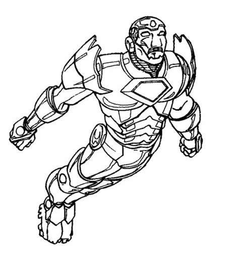 Coloring Page Iron Man