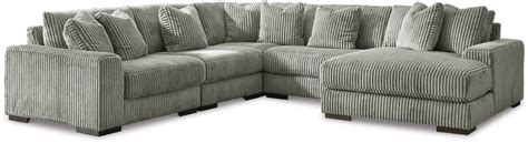 Signature Design By Ashley® Lindyn 5 Piece Fog Sectional With Chaise