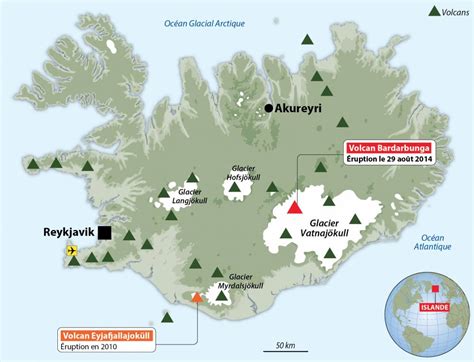 Tous les types de volcans sont représentés en islande mais trois prédominent : Islande : le volcan Bardarbunga est entré en éruption - Le ...