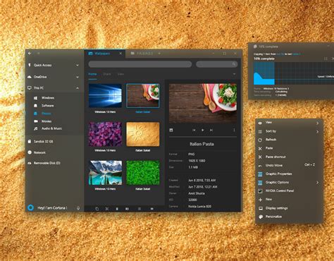 Windows 10 File Explorer Dark And Light Theme Concept Ui Behance