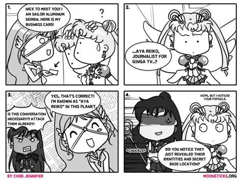 Introducing Aluminum Seiren Sailor Stars Comic Sailor Moon Funny