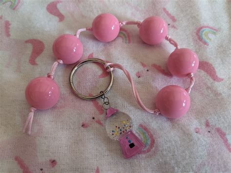 Gumball Anal Beads Bubble Gum Anal Beads Pink Anal Beads Etsy