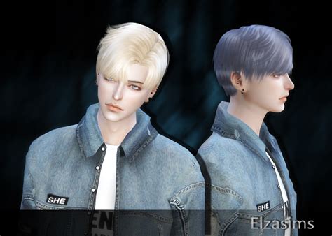 Sims 4 Ccs The Best Male Hair By Elzasims