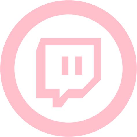 Pink Twitch Tv 2 Icon Free Pink Site Logo Icons
