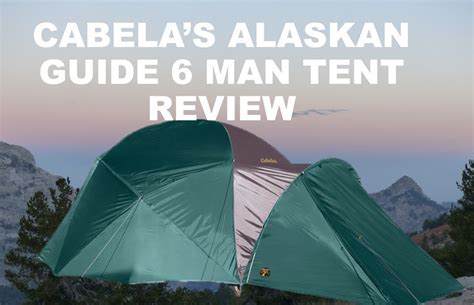 It does keep a bunch of kids warm, dry, and secure on canoe trips in all weather. CABELA'S ALASKAN GUIDE 6 MAN TENT REVIEW - YouTube