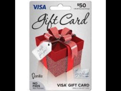 Visa gift card at walgreens. 50 Dollar visa Gift Card - YouTube
