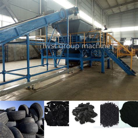China Waste Tyre Recycling Machine Equipment Tire Shredder Machine Tire Crusher Production Line