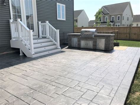 Stamped Concrete Patio Designs By Greystone Masonry Patios Stamped