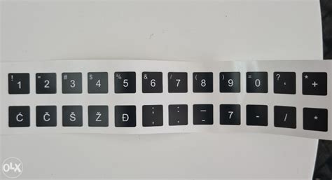 Naljepnice Za Tastaturu Stikeri Nasa Slova Ostalo Olxba