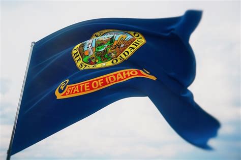 Banderas De Los Estados De Estados Unidos Bandera Del Estado De Idaho