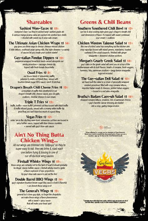 All the upscale vehicles i saw personally in there collection were in top condition and new, very clean. Guy Fieri Las Vegas Restaurant: Menu, Hours, & Review