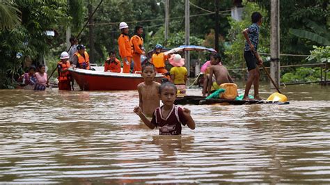 Myanmar Monsoon Flooding And Landslides Kill At Least 10 Force Nearly