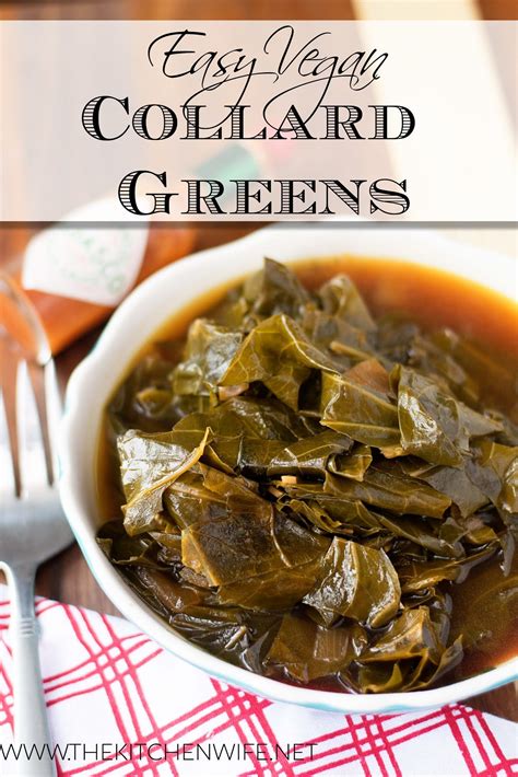Easy Vegan Collard Greens Recipe | Recipe | Greens recipe, Collard greens, Vegan collard greens