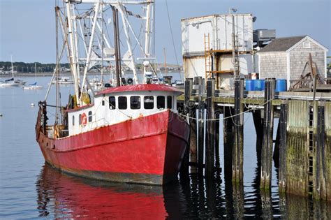 Fishing Boat At The Dock Stock Image Image Of United 20777363