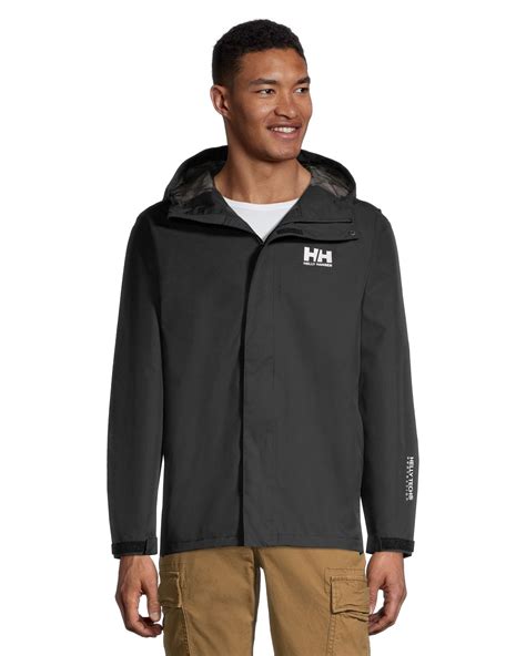 Helly Hansen Mens Seven J Hooded Rain Jacket Waterproof Breathable