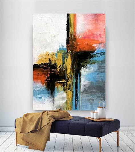 Large Modern Wall Art Paintinglarge Abstract Painting On Canvas