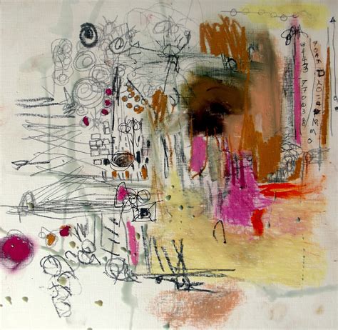 Scribbles On 12 By 12 In Acrylic Pad Wendy Mcwilliams Abstract