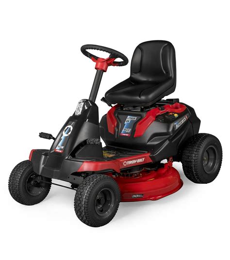 For most riding mowers, the power is normally gasoline or electric power. Troy-Bilt's new electric riding mower charges up in a ...