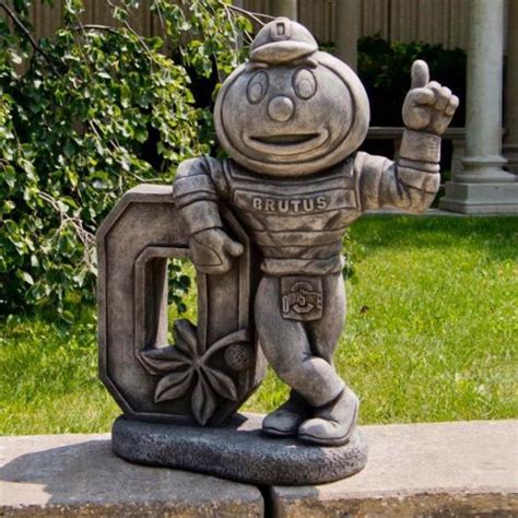 Ohio State Buckeyes Vintage Mascot Garden Statue Ohio State Buckeyes