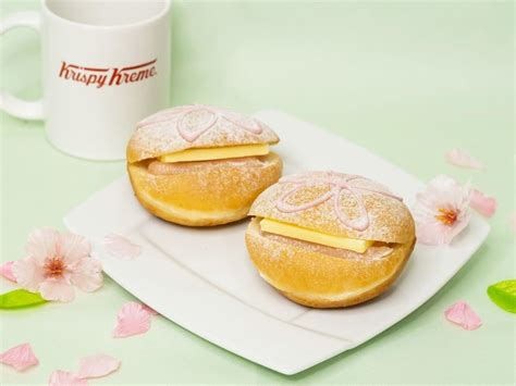 Krispy Kreme Japan Celebrates Spring With Premium Sakura An Butter