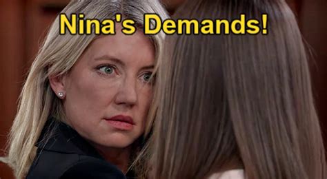 General Hospital Spoilers Nina S List Of Demands To Save Willow S Life