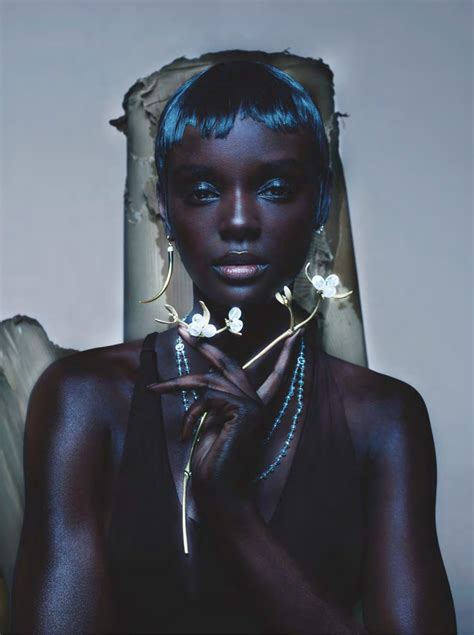 Duckie Thot Captivates In From Byzantium Jewels Lensed By Nick Knight For Vogue Uk April