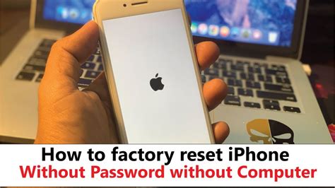 How To Factory Reset IPhone Without Password Or Computer Without