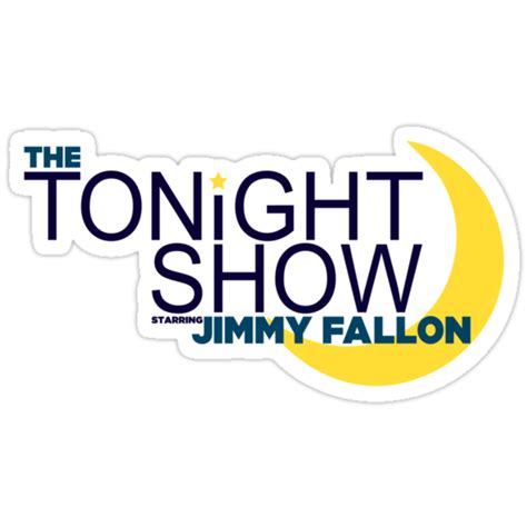 The Tonight Show Starring Jimmy Fallon Stickers By Funkingonuts