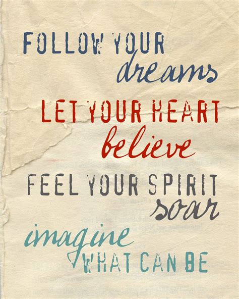 Follow Your Dreams Printable Quotes To Live By Inspirational Words