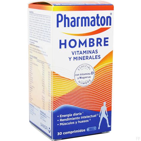 Comprar Pharmaton Hombre Vitaminas Y Minerales 30 Comprimidos Online