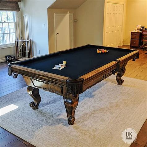 Finished Recovering This 8 Foot Delmo Pool Table In Laguna Hills Navy