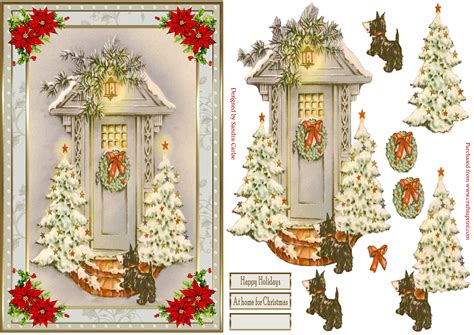 Christmas Decoupage Christmas Cards To Make 3d Christmas Cards