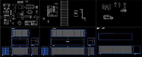 Maritime Containers Dwg Block For Autocad Designs Cad